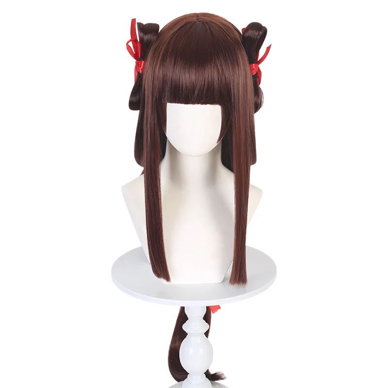 Honor Of Kings Xi Shi 新シーズンスキンコスプレウィッグ Linglong Zhenwei ミディアムレングスウィッグ