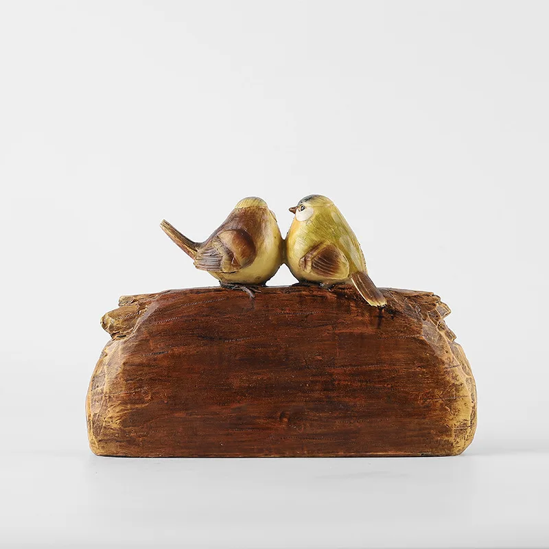 

Give Thanks Simulation Bird Welcome Card, Resin Ornament American Outdoor Decoration Crafts