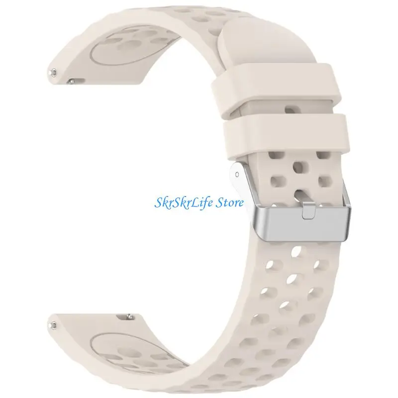 E65E Smartwatch Silicone Watchband Soft Watch Straps With Quick Release Pin for Active 3 Sports Watch