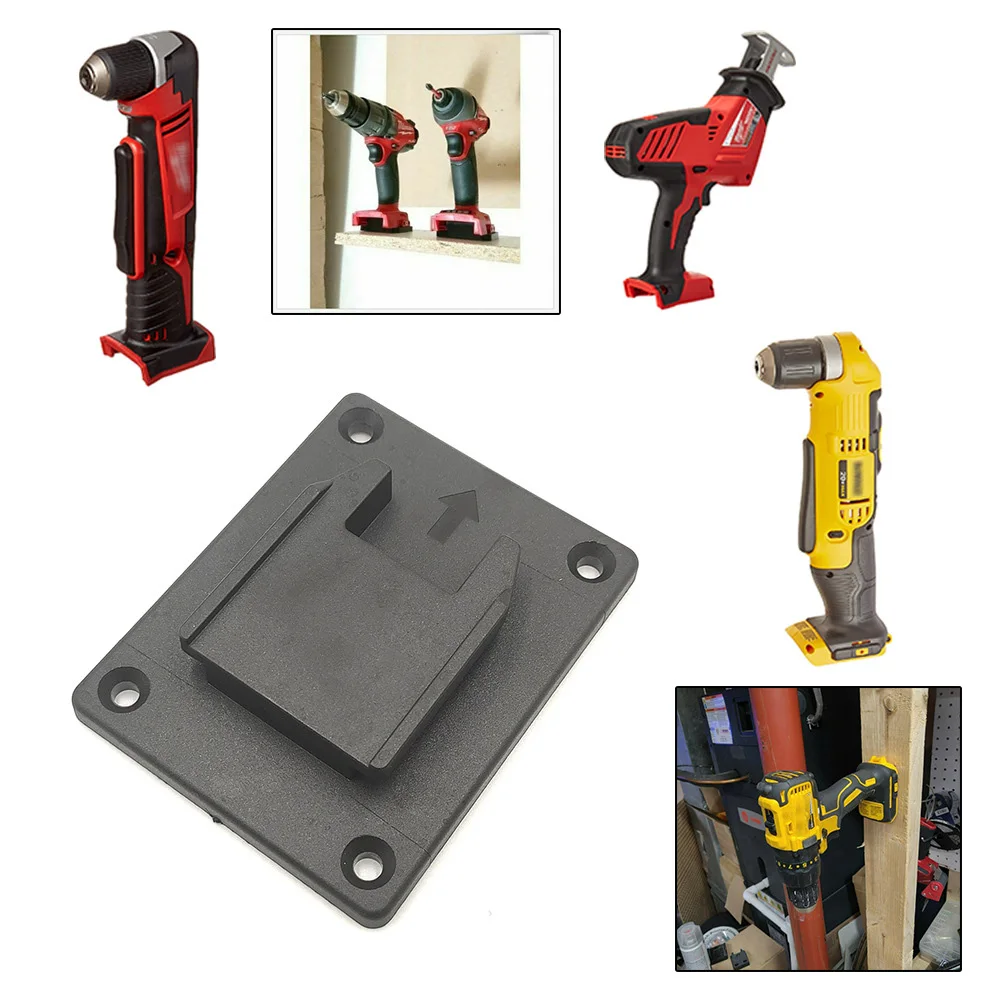 Suporte de ferramentas elétrico para Makita Dewalt Milwaukee, Storage Rack, Wall Mount, Bracket Base, Fixação Device, 2pcs