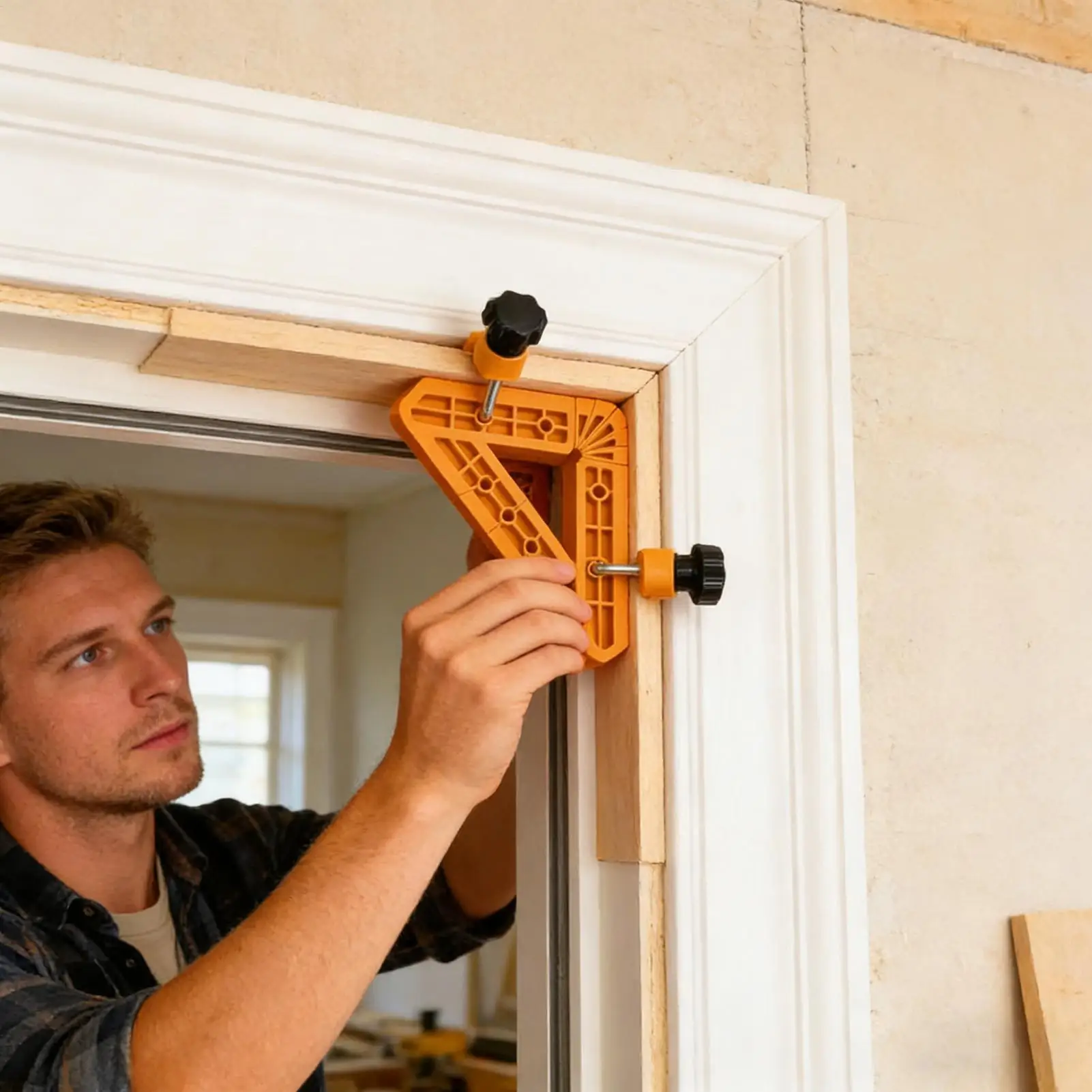 

Набор из 6 многоразовых прецизионных зажимов для дерева под углом 90 и 45 градусов, для распиловки панелей, домашней резки и художественных работ