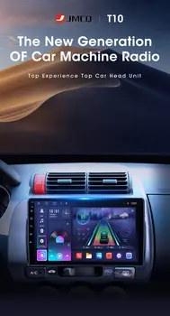 JMCQ 9吋車用收音機,適用於本田飛度/爵士(右舵/左舵)2002-2007款,安卓12多媒體視訊播放器主機,支援CarPlay 8 最佳銷售 本田飛度安卓 - №2