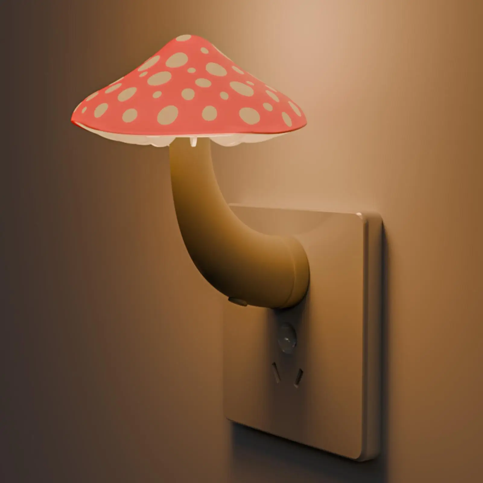 

Mushroom Light LED Dimmable Lamp With Remote Control Night Lights Plug Into Wall For Indoor Home Bedroom Bathroom Kitchen