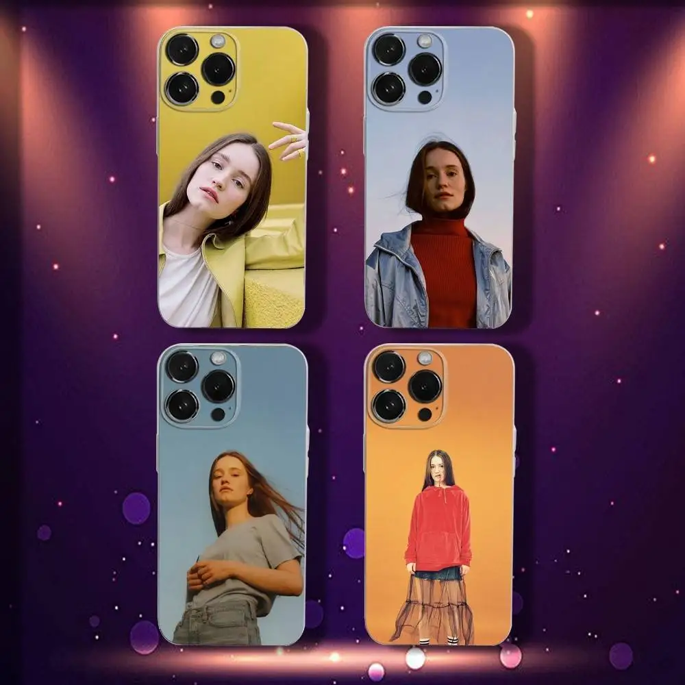 

S-Sigrid Singer Phone Case For iPhone 17,16,15,14,13,12,11,Pro,Max,Plus,E,SE4,Air,Mini Transparent Cover