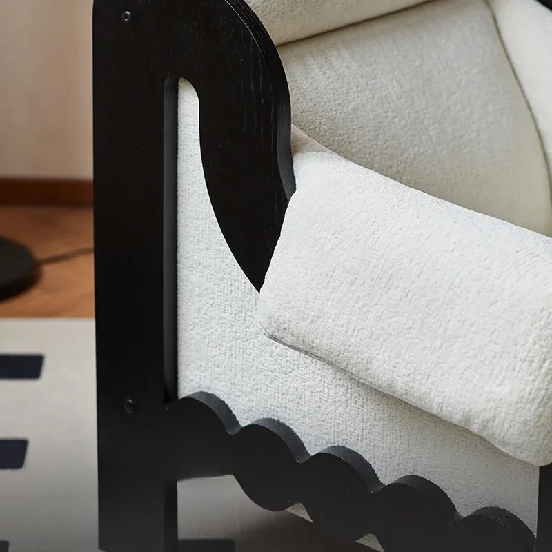 

Кожаное кресло-софа для отдыха Victoria, с обивкой, для балкона, для салона красоты, домашняя мебель