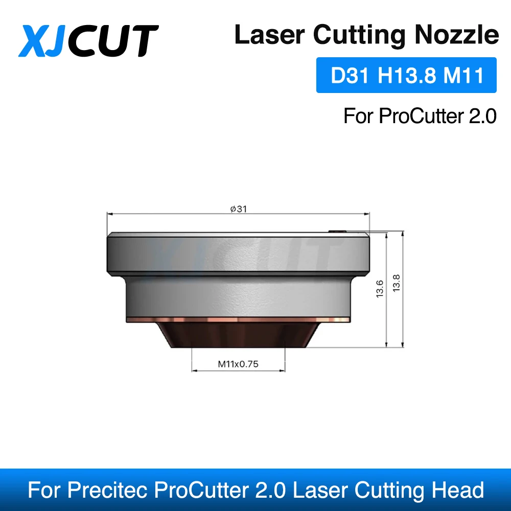 Imagem -03 - Suporte Cerâmico do Bocal do Laser de Xjcut Precitec Diâmetro 31 mm Linha M11 kt xb P0595-94097 para Precitec Procutter 2.0