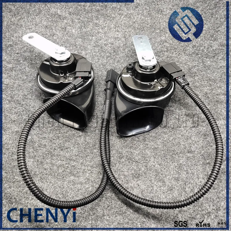 Cable de bocina de tono alto y bajo para Toyota Vios, YARiS, Camry, Highlander, Corolla, enchufe de bocina de caracol, modificación de arnés de Cable de uno a dos