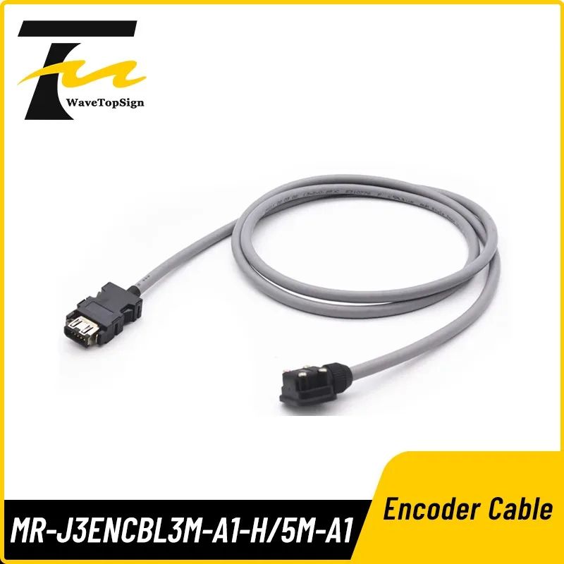 wavetopsign MR-PWS1CBL3M-A1-L MR-PWS1CBL5M-A1-L Servo Power Cable for Mitsubishi JE J3 J4 Low Power Series