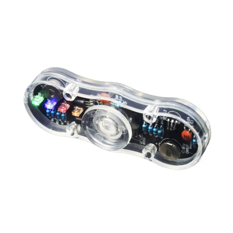 LED Light Up Fidget Spinner DIY Kit Electronic Hand Spinner with Display Text Pattern