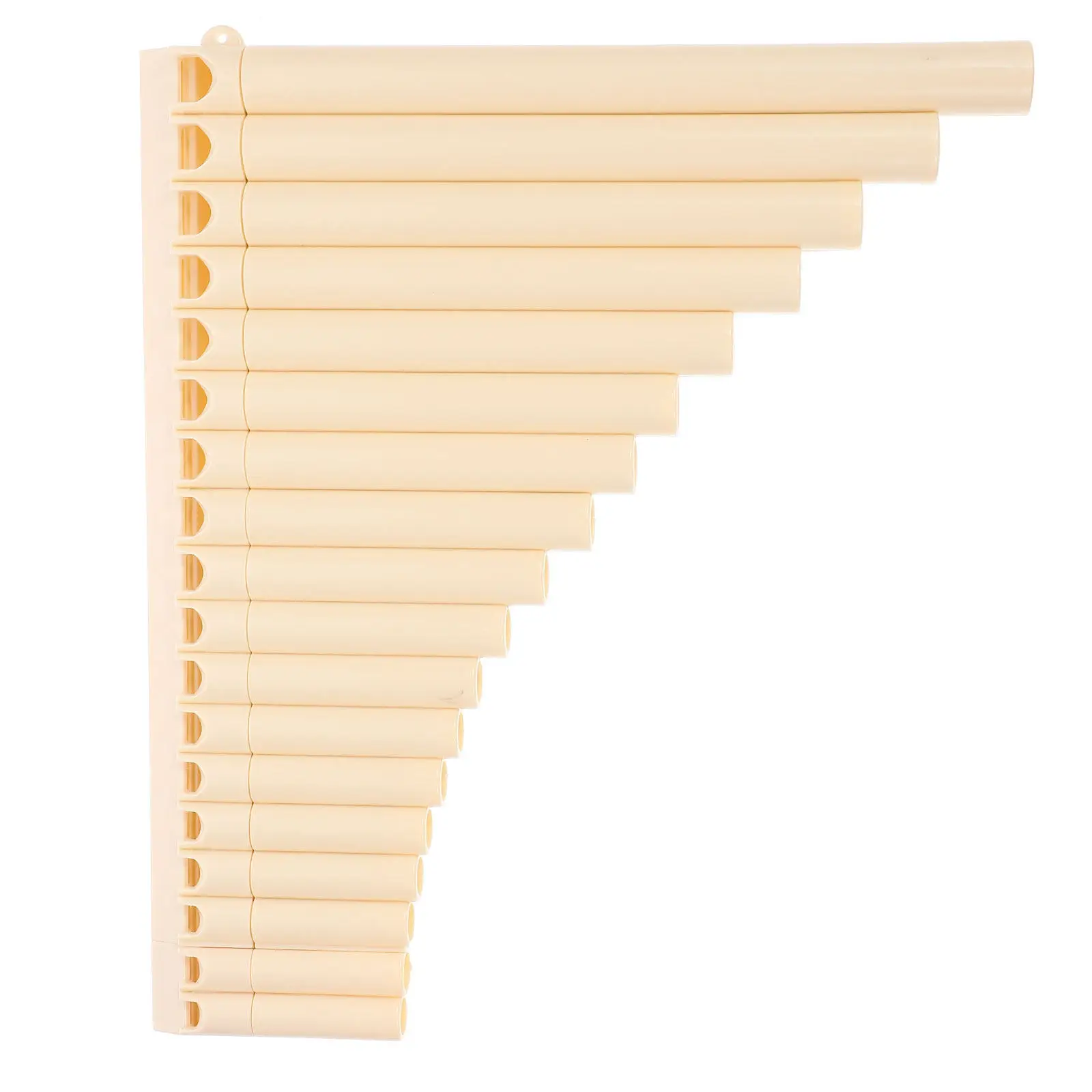 1Set Beginner Pan Flute Portable 18-Pipe C Musical Instrument School Educational Panpipe for Hand Brain Exercise