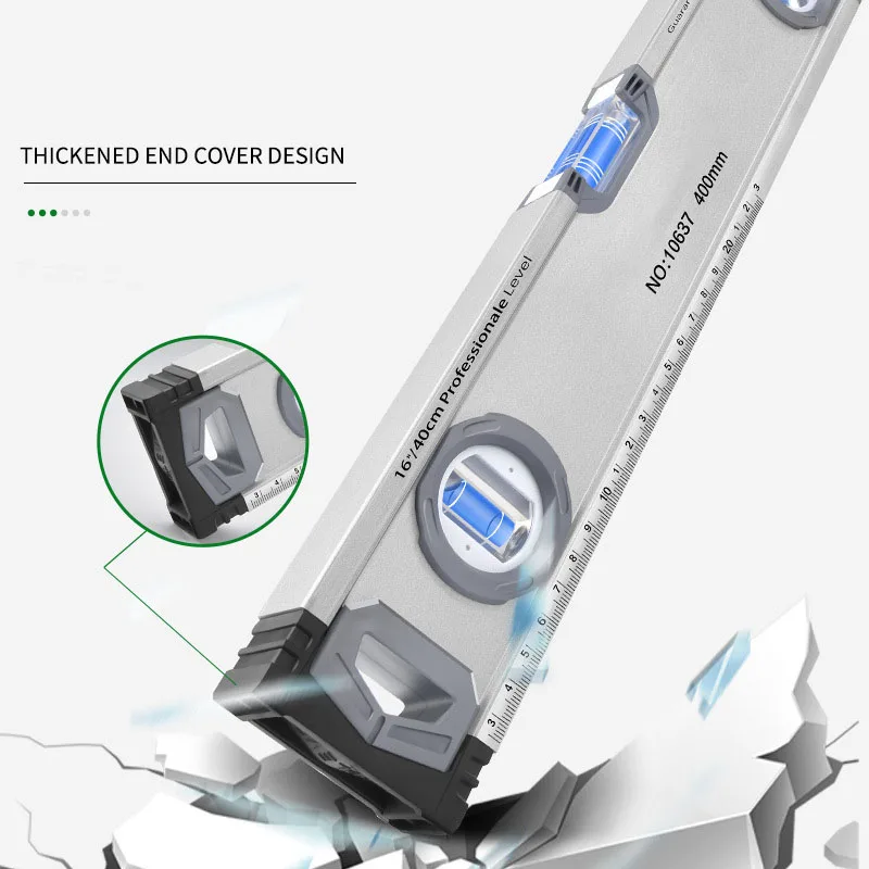 Precision Magnetic Aluminum Alloy Level Ruler High-precision Flat Water Ruler Small Mini Aluminum Alloy Balancer