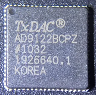 5 pcs/Lot ad9122 original  AD9122BCPZ 16 bit DAC digital to analog converter LFCSP-72 package