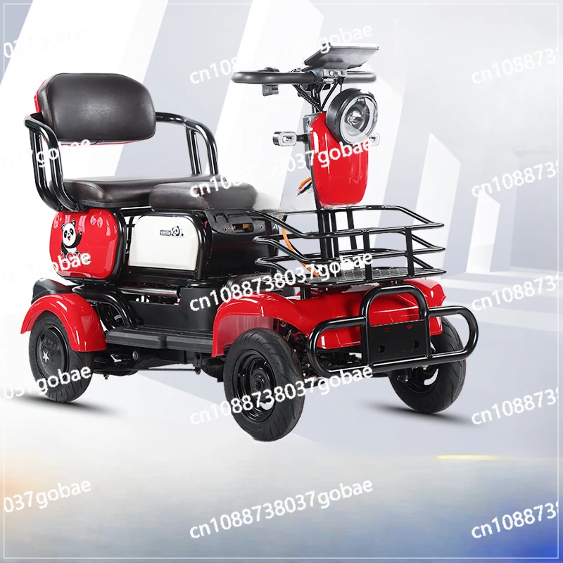 Electric Quadricycle New Small Elderly Electric Scooter Double Power Car