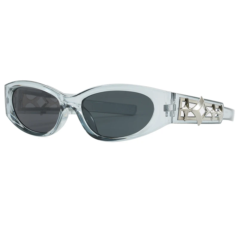 خمر عين القط النظارات الشمسية النساء الرجال الشعور الفني الفاخرة ظلال حفلة السفر نظارات شمسية سيدة رجل UV400 نظارات واقية