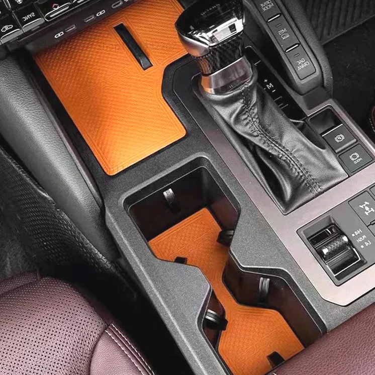 

Leather Gate Slot For Toyota Land Cruiser LC250 2024 Accessories Door Mats Gate Slot Mat Cup Pads Left Hand Drive