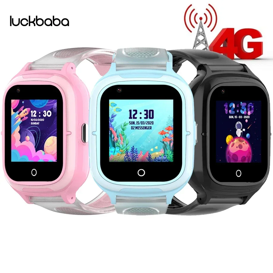 

Android 8.1 Smart 4G GPS Tracker Locate Kid Students Remote Camera Voice Monitor Smartwatch SOS Video SIM Card Call Phone Watch