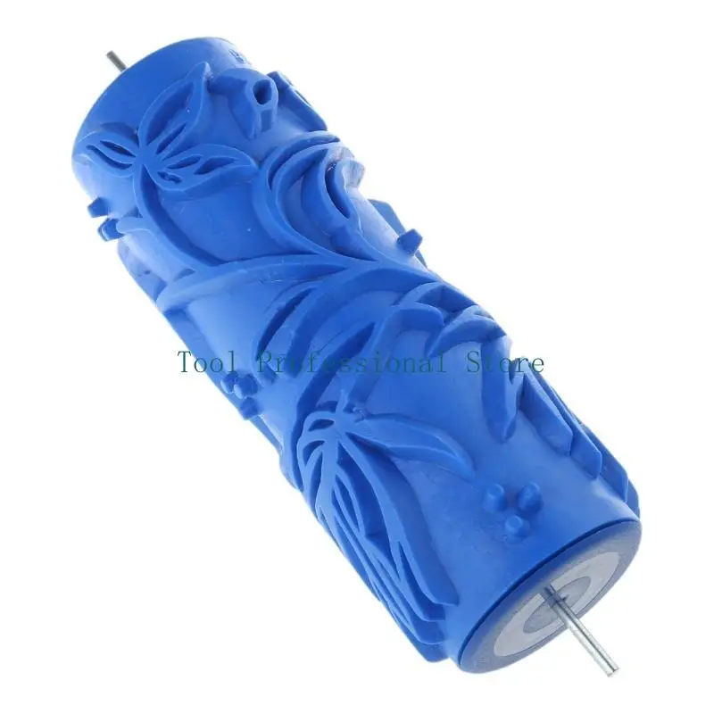 57QF 5-дюймовый текстурированный малярный валик для стен с тиснением и цветочным узором, художественные проекты домов, домашние