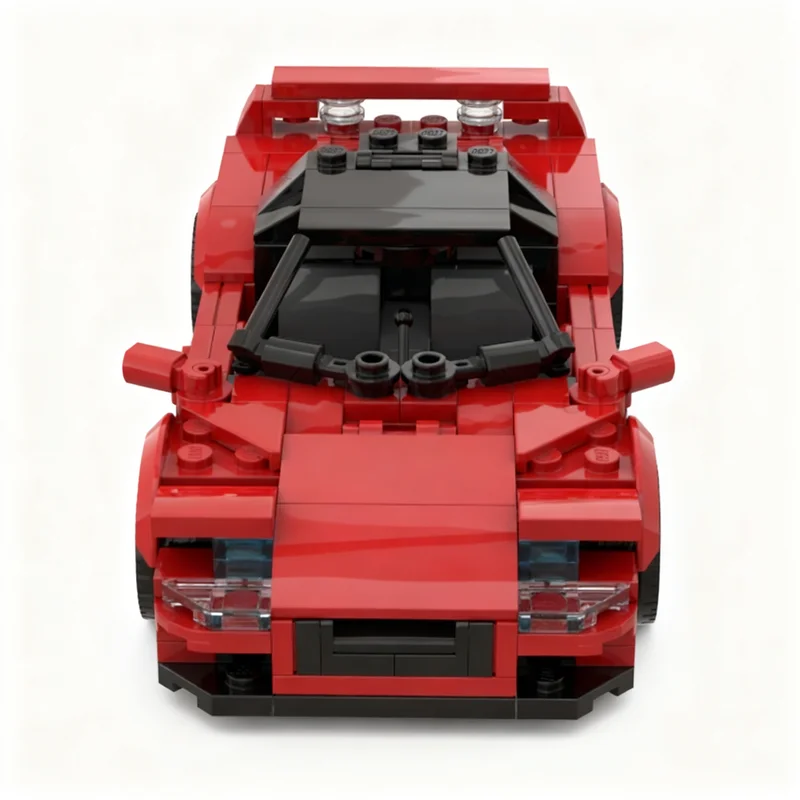 

NEW 301PCS MOC City Champions Super Car Honda Nsx Model Technology DIY Assembly Building Blocks Display Birthday Gift Building