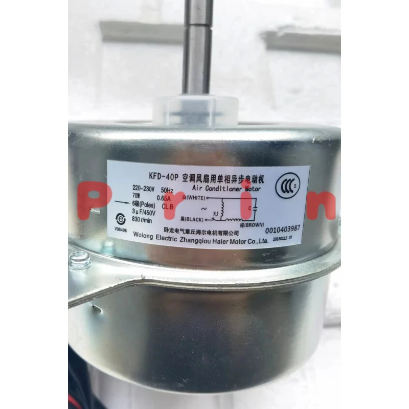 

Совершенно новый мотор вентилятора для кондиционера Haier KFD-40P 0010403987 70W
