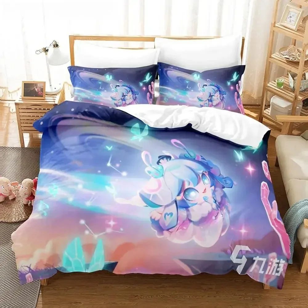 

Home Textiles Eggy Party Bedding Set Pillowcases Single Twin Full Queen King Kids Bed Linen 3d Printed Game Eggy Duvet Covers