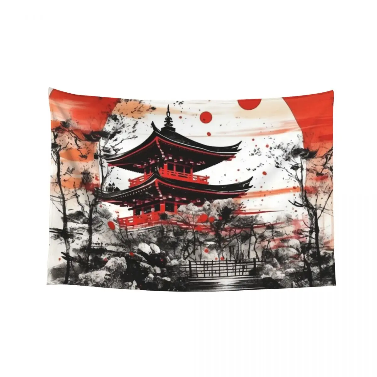 

Kyoto Japan Old Capital Tapestry Decoration Aesthetic Wall Deco Tapestry