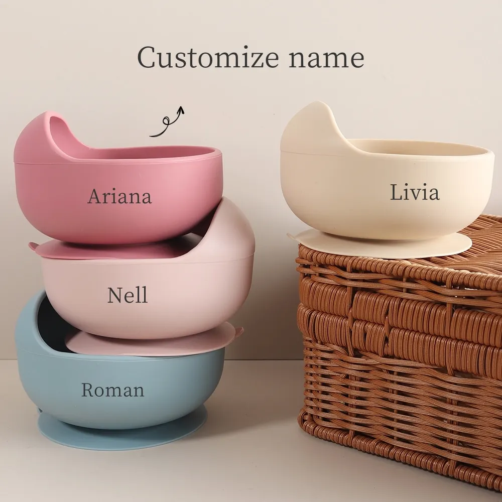 350ml Splash-Proof Silicone Suction Baby Bowl, Adorable Snail Design for Self-Feeding Training | Easy Clean, Spill-Resistant