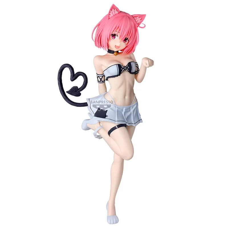 Figura Coleccionable Original de Anime Banpresto To Loveru Darkness Kurosaki Mea Nyaruzu, Modelo de Juguete Bishoujo, Adorno