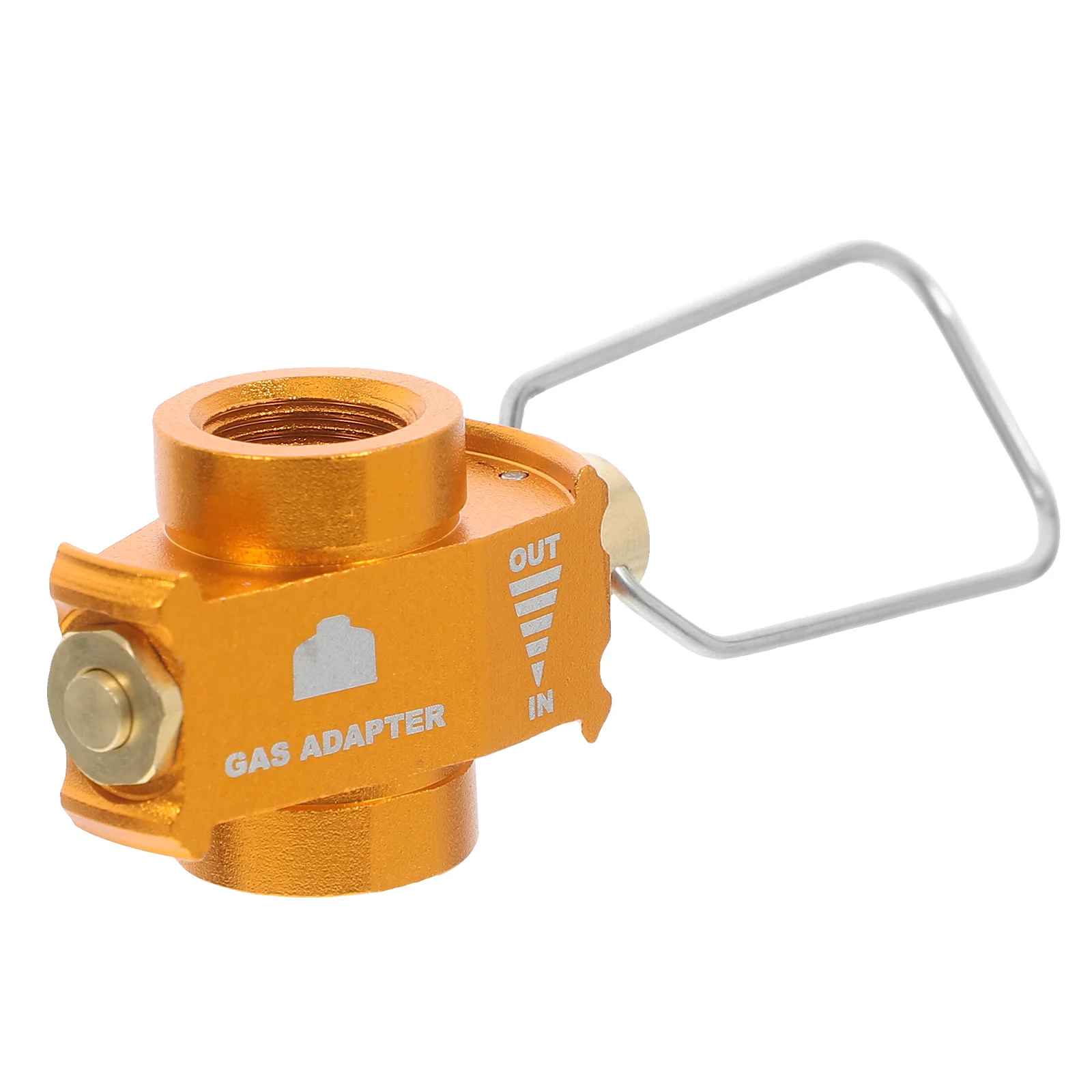 

1pc Gas Canister Adapter 1L Input En417 Output For Refilling Flat Canisters Camping Hiking Stove Fuel Transfer Propane Butane