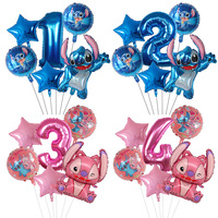 6pcs Disney Lilo & Stitch Party Balloons 30\