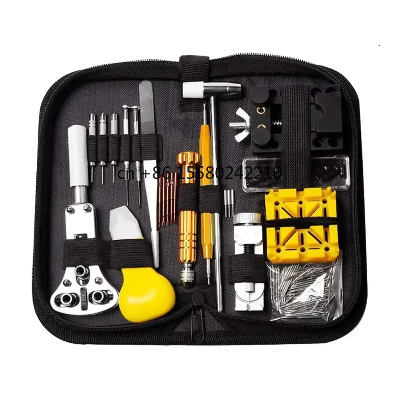 2026 hot for Eraysun 148 PCS Watch Repair Tool Kit Set Watch Link Pin High Quality Multi-Function Carrying Bag Watch Battery