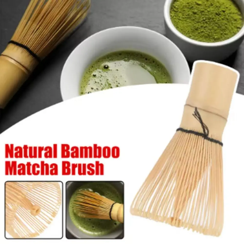 Useful Bamboo Matcha Whisk Reusable Japanese Tea Set Matcha Green Tea Powder Whisk Chasen Teaware