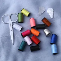 Sewing Kit Complete Set with Threads Needles Scissors Tape Measure Buttons and More for DIY Handcraft Projects Home and Travel 2