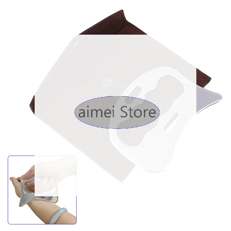 

Профессиональные инструменты для массажа Гуаша из нержавеющей стали, скребок Гуаша, отличный инструмент для мобилизации мягких тканей