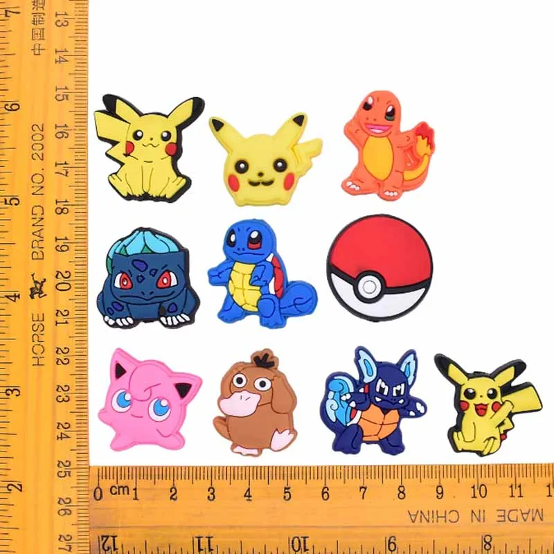 MINISO Pokemon Turtle Bird Pikachu Silicone Beads Wholesale New Trend Focal Beads DIY Beads Pen Nipple Chain Jewelry Accessories