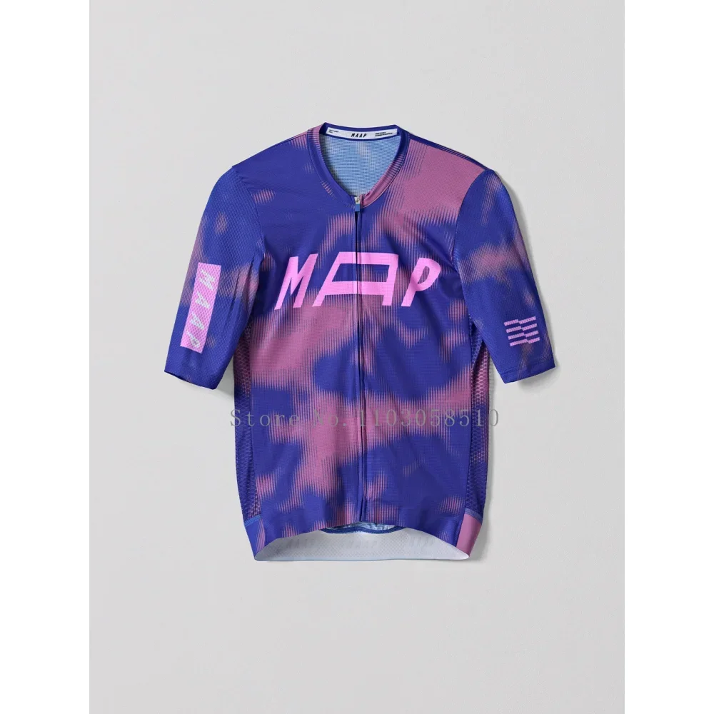 Fietsshirt voor heren met korte mouwen Pro Team MTB racefietskleding Ademende fietsshirts 2025, mountainbikekleding
