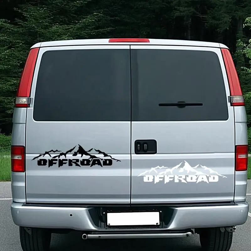 

Mountain Stickers For Cars Car Decals Mountain Sticker Cool Car Stickers Off Road Window Decals Waterproof Stickers Automotive