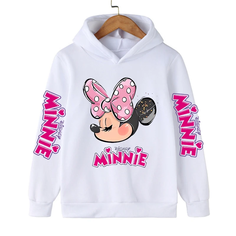 Cool Y2K 90s Cute Cartoon Manga Anime Mickey Minnie Mouse Hoodie Children Clothes Kid Girl Boy Sweatshirt Hoody Baby Top