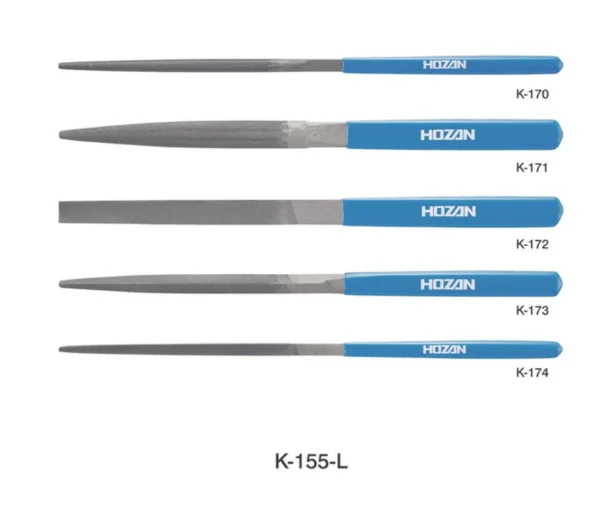 Imported File Set K-155-L/shot/half Shot/flat/triangular/angle File Combination Set