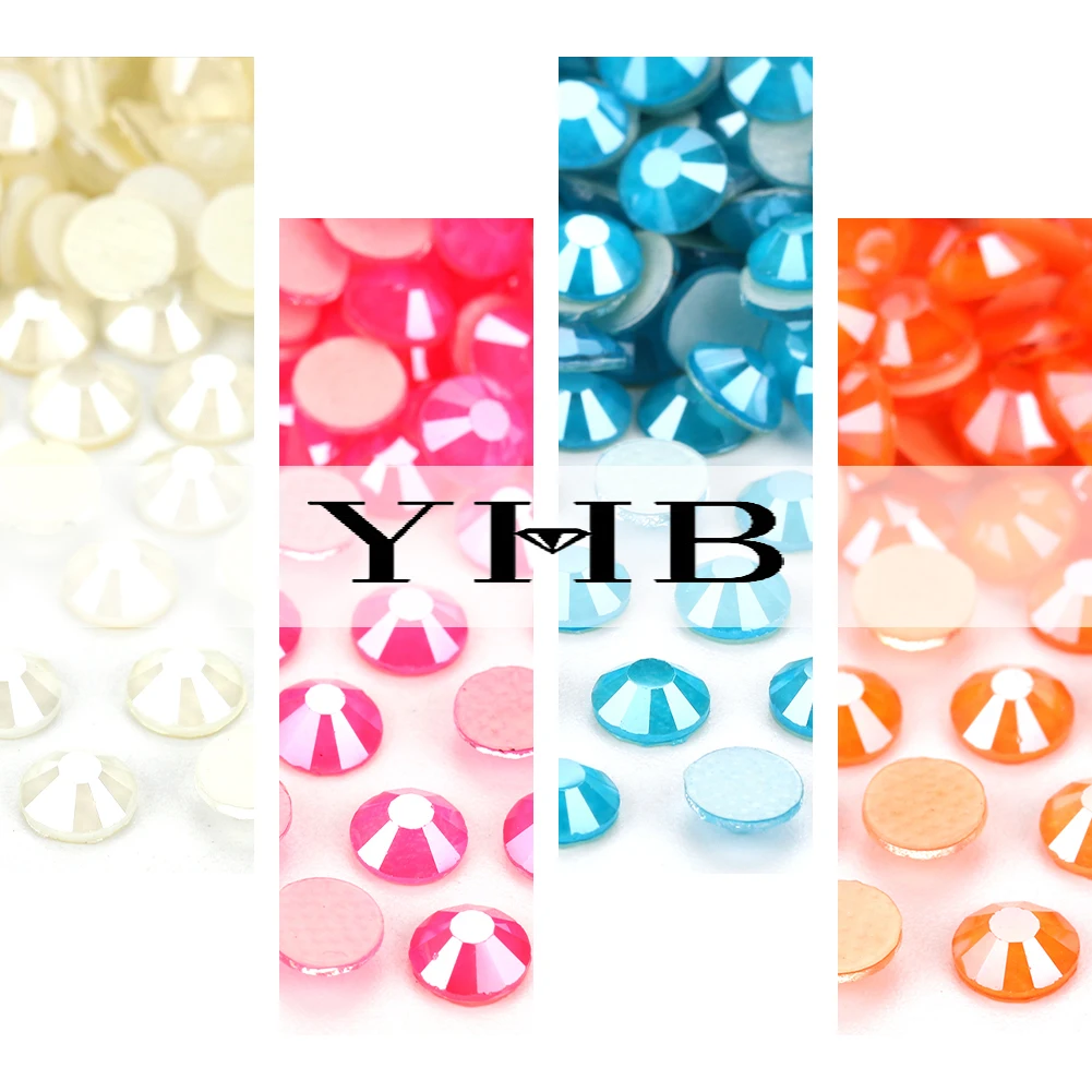 YHB Y134M~Y139M High Quality Crystal Electric Flatback Hotfix Rhinestones For Shoes Bags Garment Decoration DiY