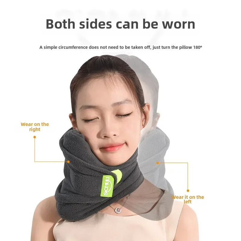 Travel Neck Support Pillow U-shaped Airplane Long Distance High Speed Rail Seat Cushion Sleeping Aid Car Top Pillow