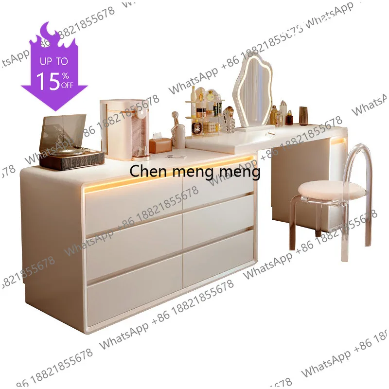 M183 New Style Home Makeup Vanities Storage Integrated Modern Multi-functional Makeup Vanities Bedroom Simple Furniture A Mesa J