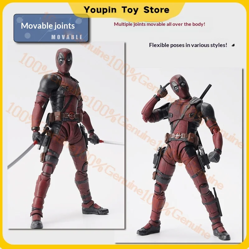 

Фигурка Shf Deadpool 2 с подвижными суставами, коллекционная модель, игрушка с множеством аксессуаров, подарок на день рождения для мальчиков
