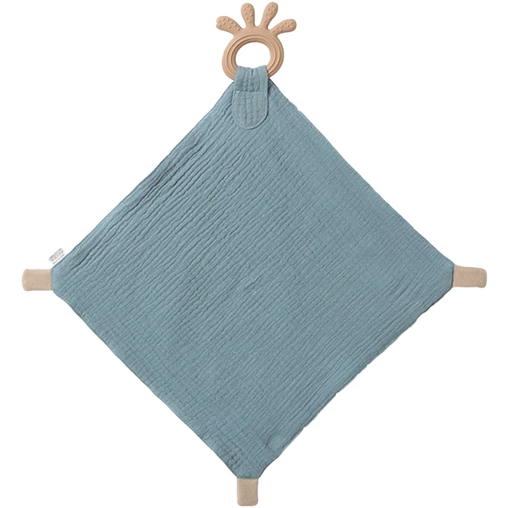 منشفة مهدئة للأطفال، بطانية أمان ناعمة وخفيفة الوزن للبشرة الحساسة، هدية تحفيز حسية مريحة للأطفال حديثي الولادة