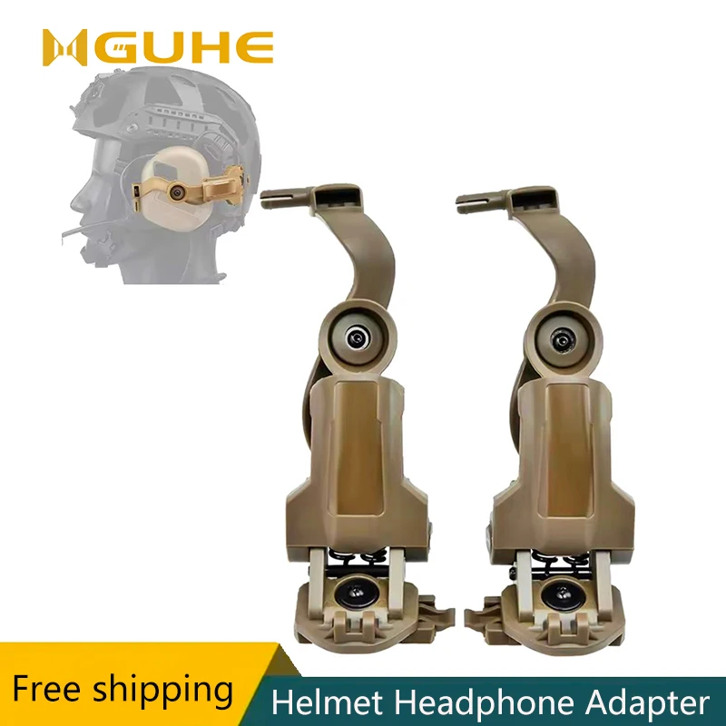 Helmet earphone holder, earphone holder, ARC helmet rail adapter/tactical earphone holder, adapter, hunting accessories