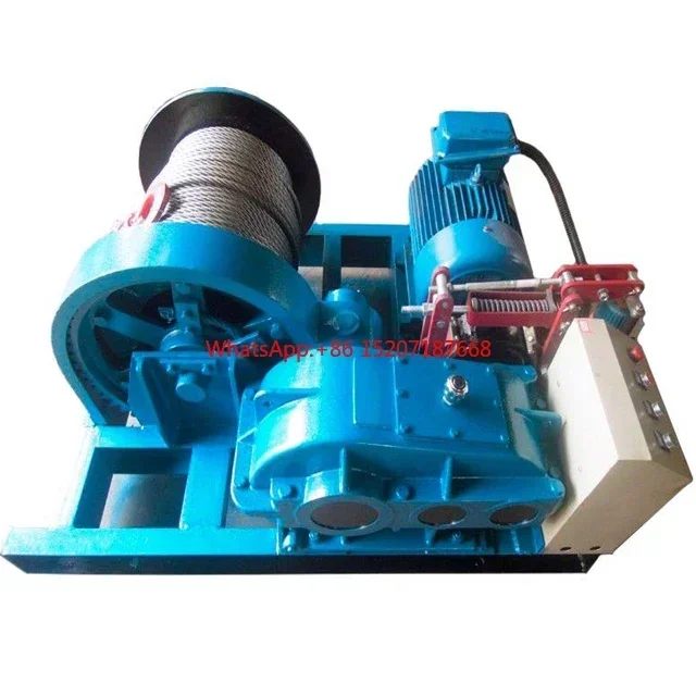 JK 1t 2t 3t 5t 8t 10 ton High Speed Construction Electric Boat Lifting Winch for Sale