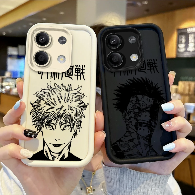

Jujutsu Kaisen Anime TPU Phone Soft Case for Redmi Note 13 12 Pro Plus 5G Note 13 12 11 10 9 Pro 12C 10C 9C A2 A1 Silicone Cover
