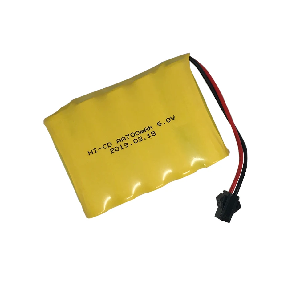 6V 700mah ni-cd 6v AA batterij nicd batterijen pack ni cd voor RC boot model auto speelgoed tank vrachtwagens Gratis verzending