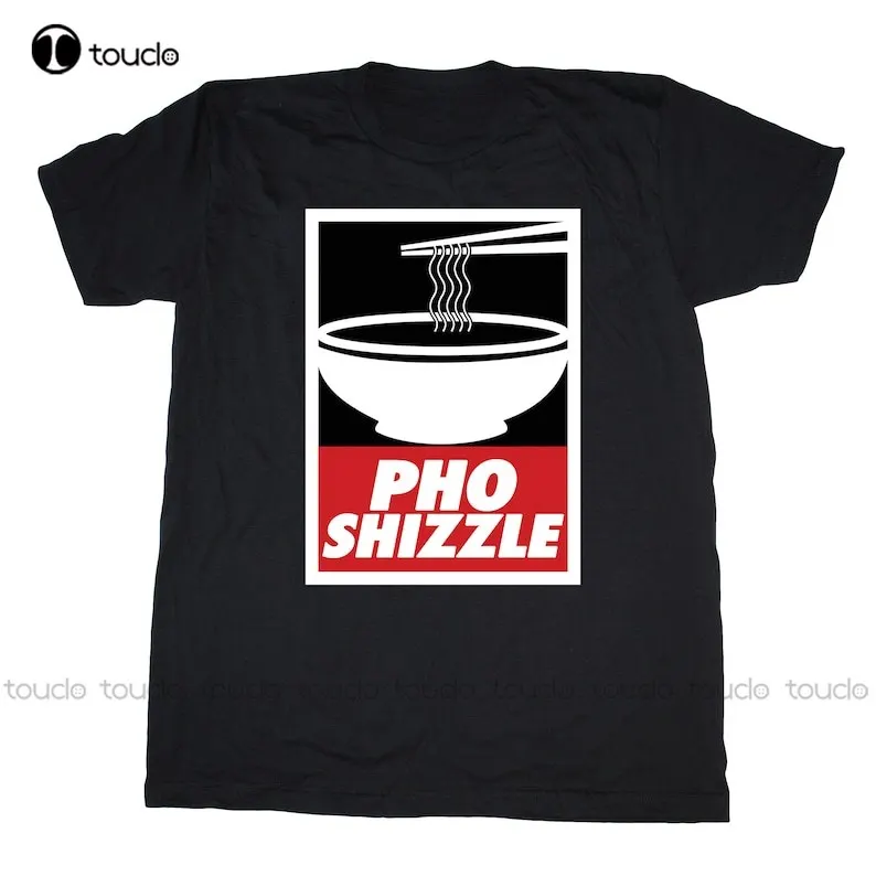 Pho Shizzle Men'S T-Shirt, Pho Tshirt, Funny Asian Shirt, Vietnamese Tee, Foodie T-Shirt, Chef T-Shirt, Funny Xs-5Xl Custom Gift