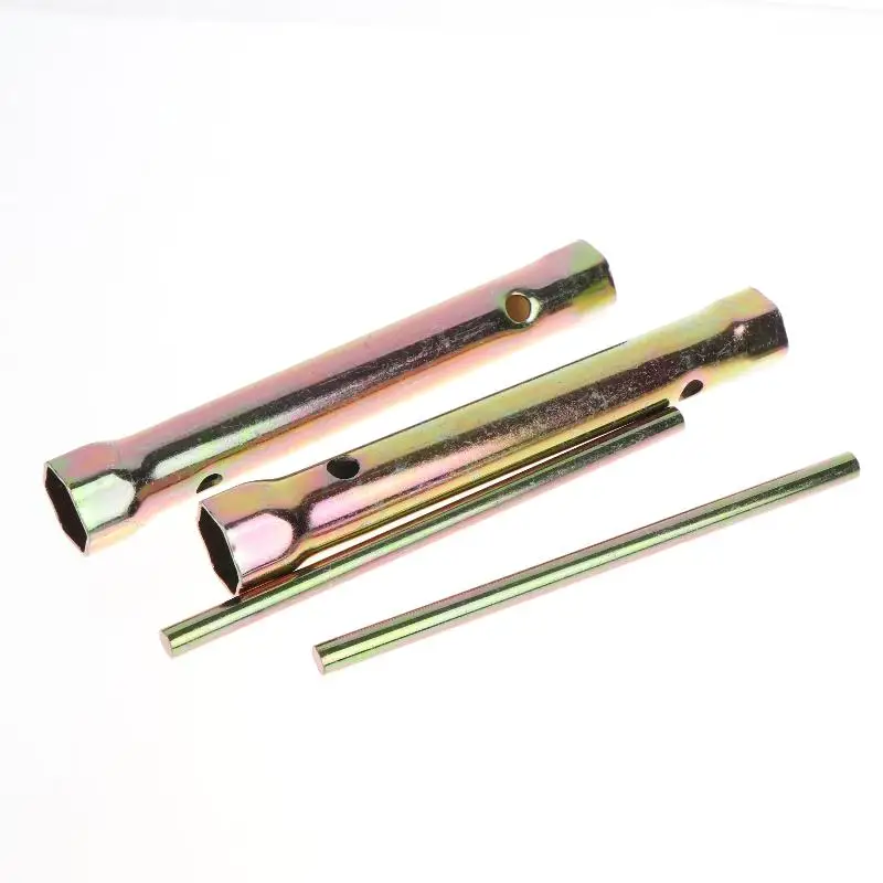 1/2pcs 18mm Double End Ignition Spark Plug Spanner Deep Reach Wrench Socket with Torque Bar Handle Motorcycle Part