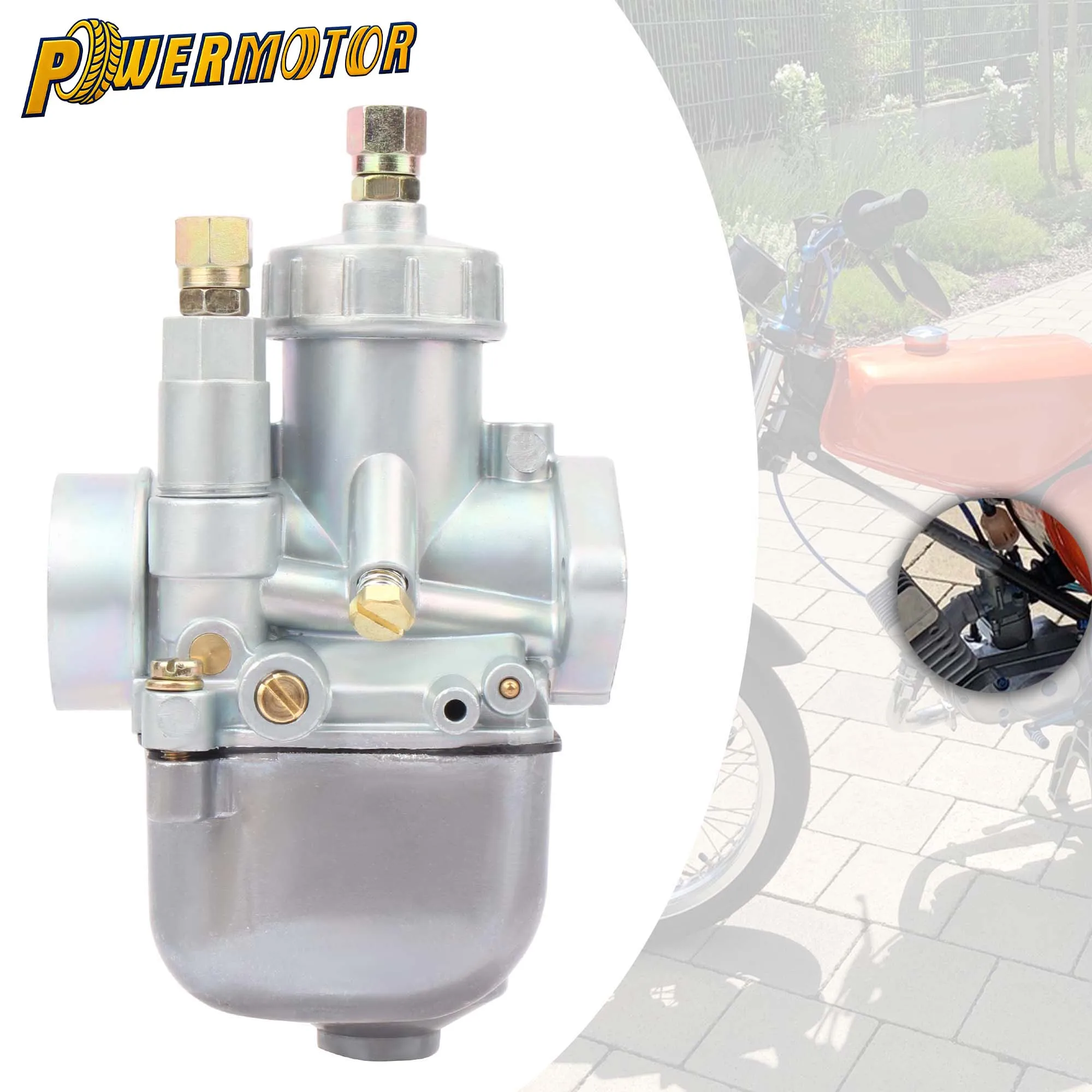

Retro Motorcycle 16mm 19mm 21mm Carburetor 16N1-11 Carburettor Aluminum For Simson S50 S51 S53 S60 S70 S80 S83 SR50 SR80 KR51